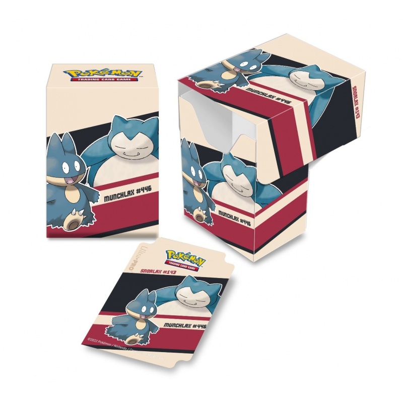 Ultra Pro - Snorlax & Munchlax Full View Deck Box For Pokemon (15953)