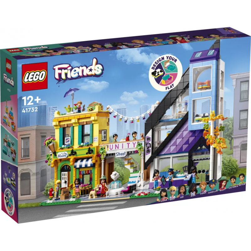 Lego Friends Downtown Flower And Design Stores (41732)