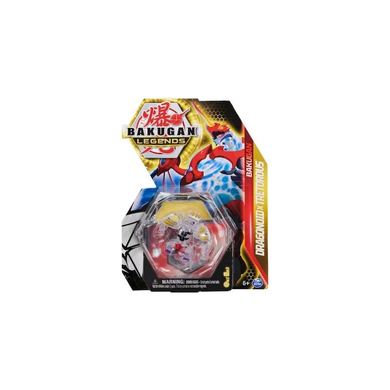 Spin Master Bakugan Legends: Dragonoid X Tretorous (Transparent) Core Ball (6066093)