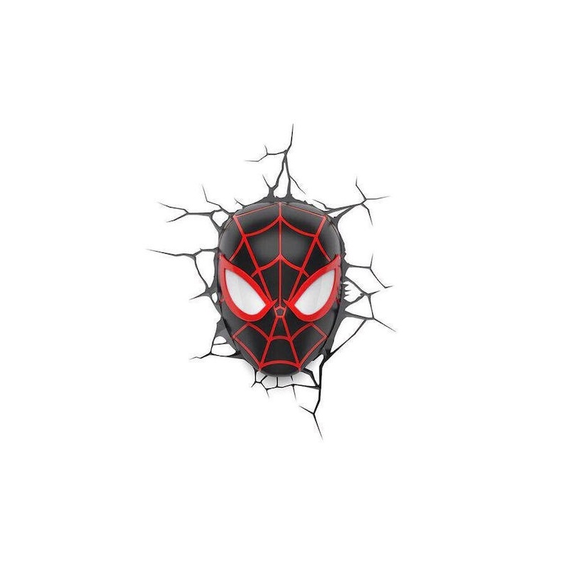 GRICGROUP ΑΝΩΝΥΜΗ ΕΤΑΙΡΕΙΑ 3D Light Fx - 3Dl - Marvel Spiderman Miles Morales Face Light (89759)