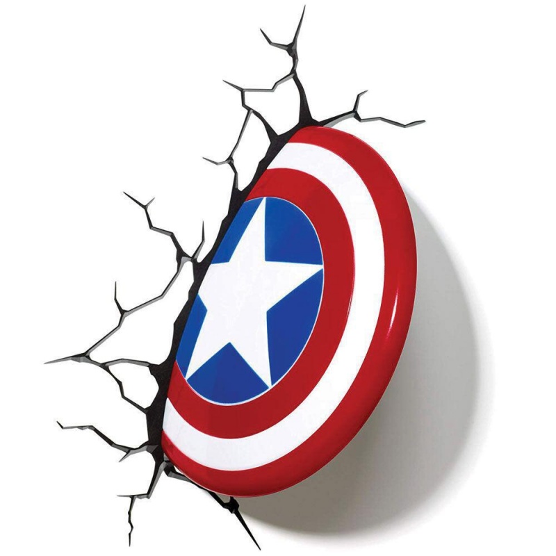 GRICGROUP ΑΝΩΝΥΜΗ ΕΤΑΙΡΕΙΑ 3D Light Fx - 3Dl - Marvel Captain America Light (49463)