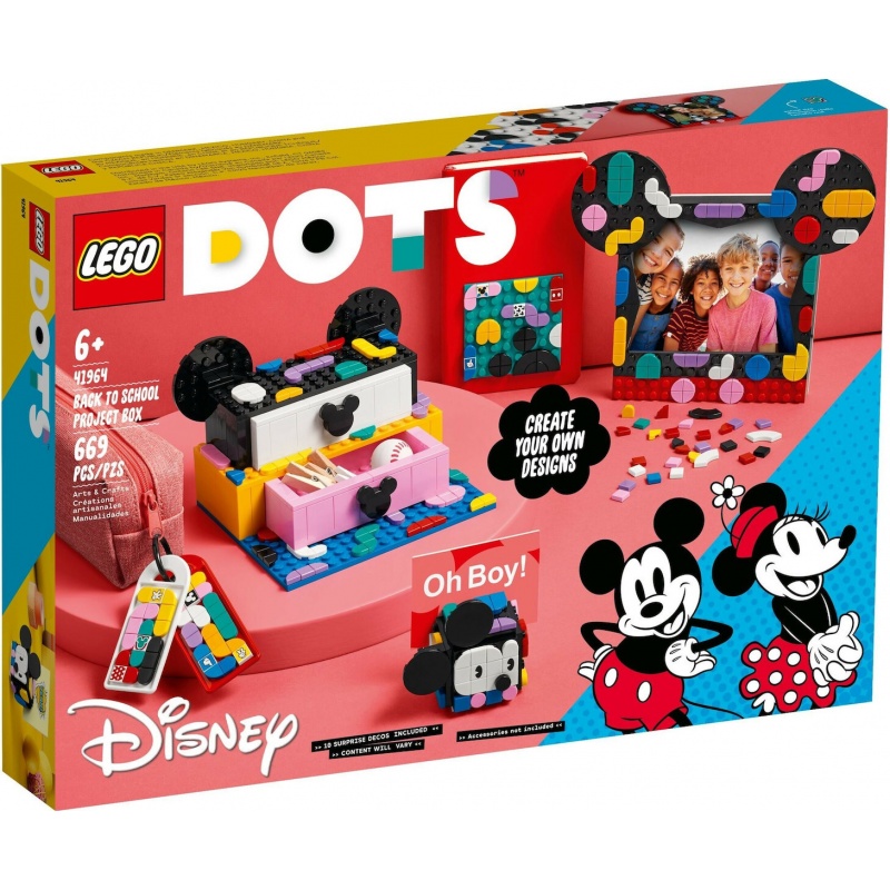 Lego Dots Mickey & Minnie Mouse Back To School Project Box ( 41964 )