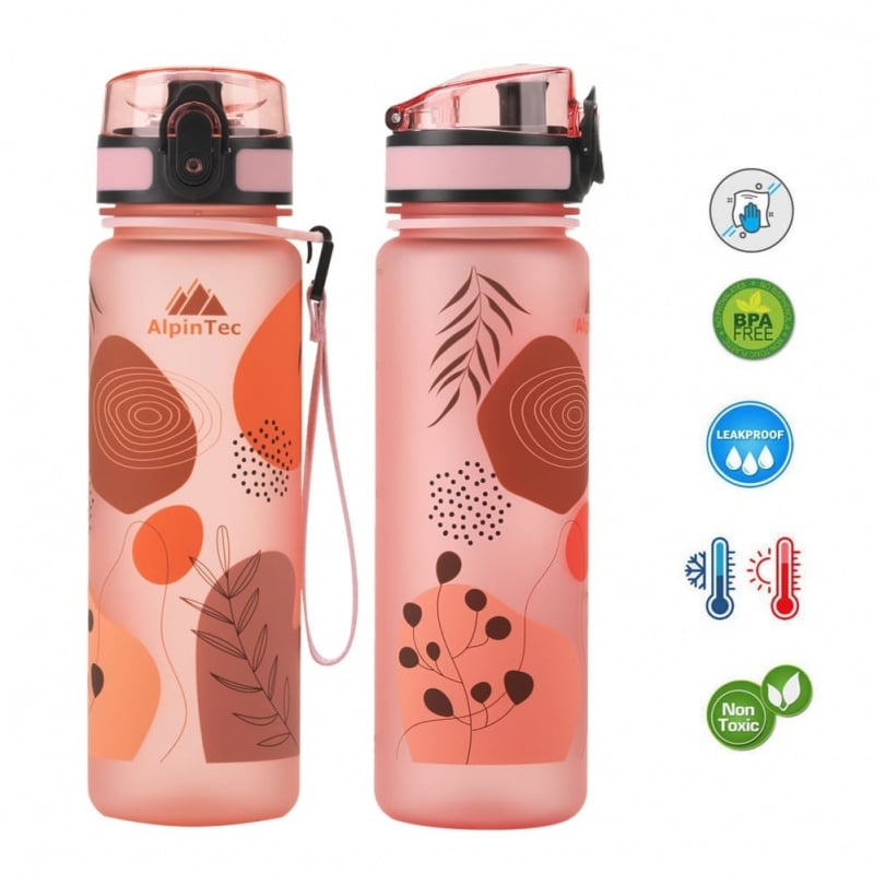 AlpinPro Παγούρι Mood 500Ml G-Pink (Floral) (F-500GP-FL)