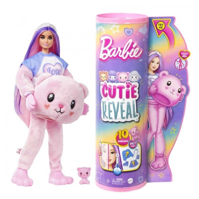 Barbie Cutie Reveal Αρκουδάκι (HKR04)