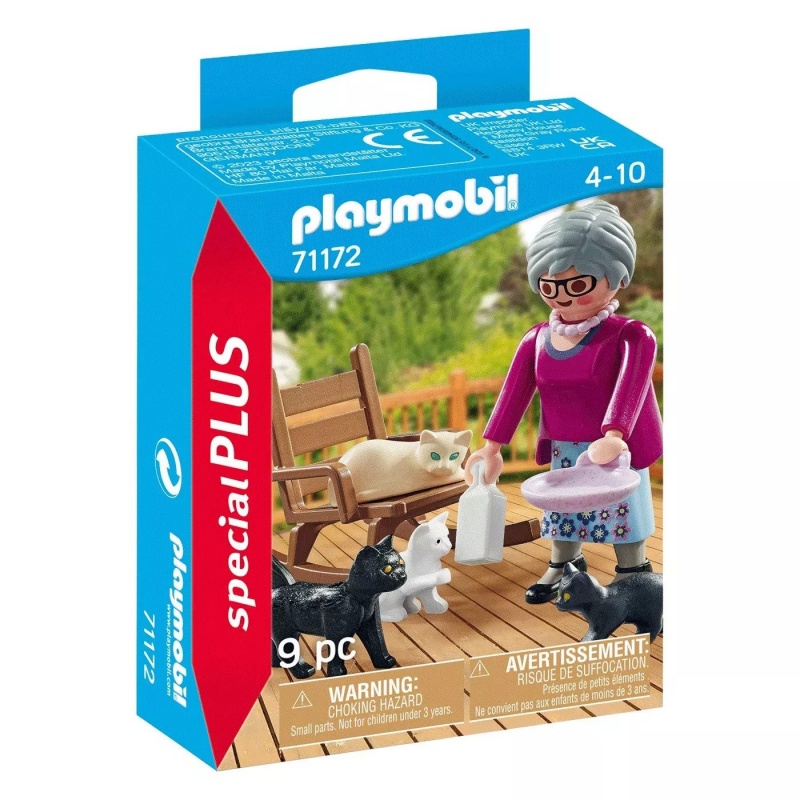 Playmobil Γιαγιά με γατάκια (71172)