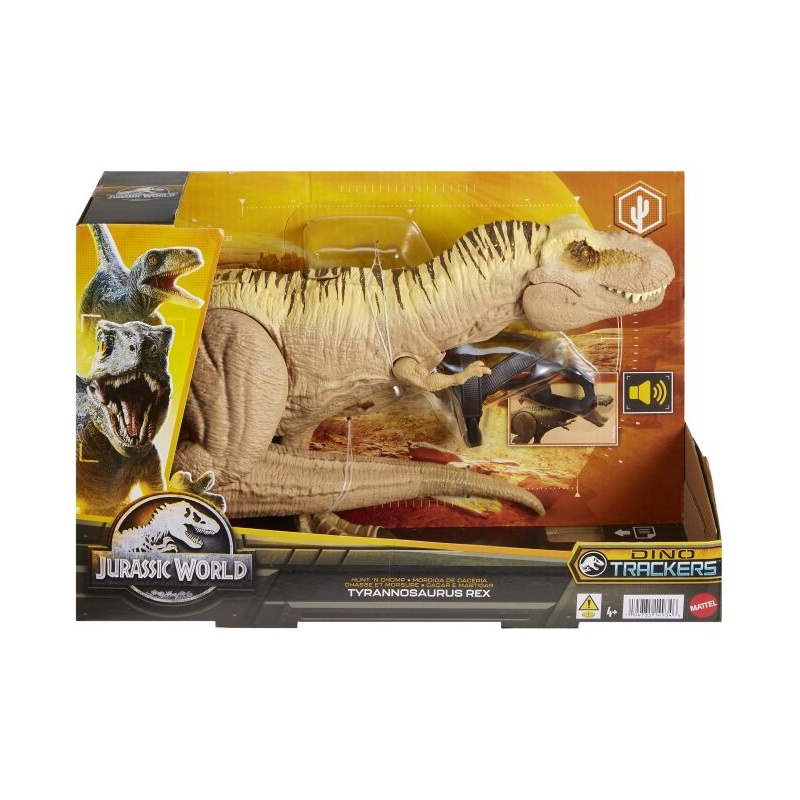 Jurassic World T-Rex Που Ανιχνεύει Και Δαγκώνει (HNT62)