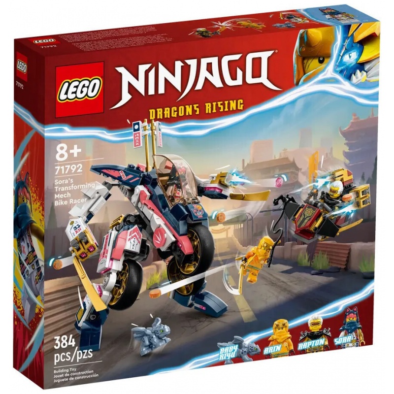 Lego Ninjago Sora'S Transforming Mech Bike Racer (71792)