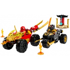 Lego Ninjago Kai And Ras'S Car And Bike Battle (71789)