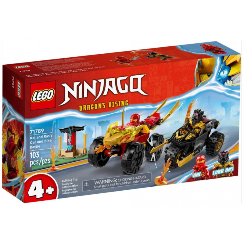Lego Lego Ninjago Kai And Ras'S Car And Bike Battle (71789)