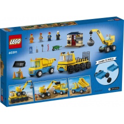 Lego City Construction Trucks And Wrecking Ball Crane (60391)