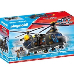 Playmobil Ελικοπτερο Ειδικων Δυναμεων Με Δυο Ελικες (71149)