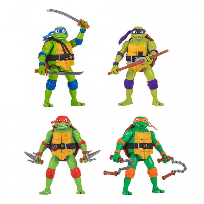 Giochi Preziosi Teenage Mutant Ninja Turtles Movie Deluxe Φιγουρες 4 Σχεδια - 1 τμχ (TU800000)