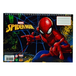 Gim Μπλοκ Ζωγραφικής 23X33 40Φ Και Αυτοκόλλητα Spiderman (337-04416)