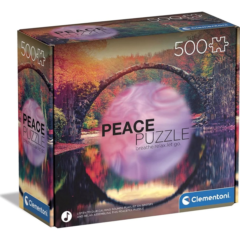 As Company Clementoni Παζλ Peace Puzzles Mindful Reflection 500 Τμχ (1220-35119)