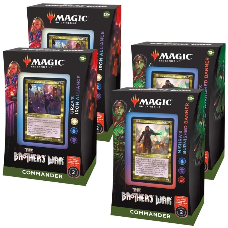 Magic The Gathering - The Brothers War Commander Deck - En 4 σχεδια - 1 τεμάχιο (D03090001) φωτογραφία