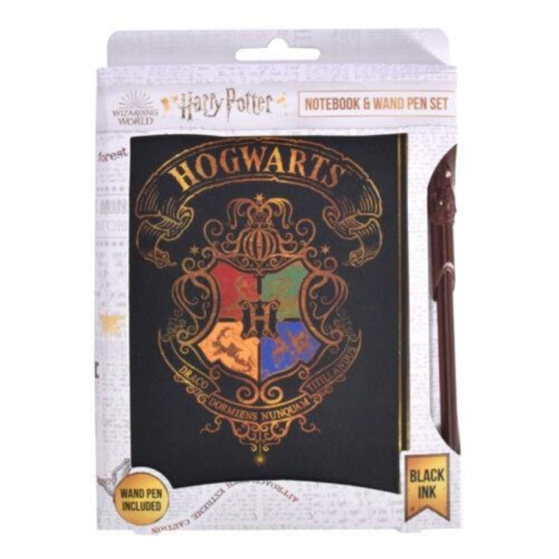 Blue Sky Studios Harry Potter Notebook & Pen Set - Colourful Crest (HP713609)