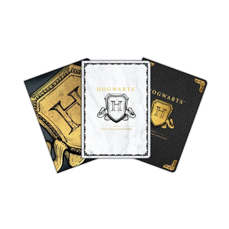 Blue Sky Studios Harry Potter A6 Notebooks Σετ 3 τμχ Hogwarts Shield (HP148444)
