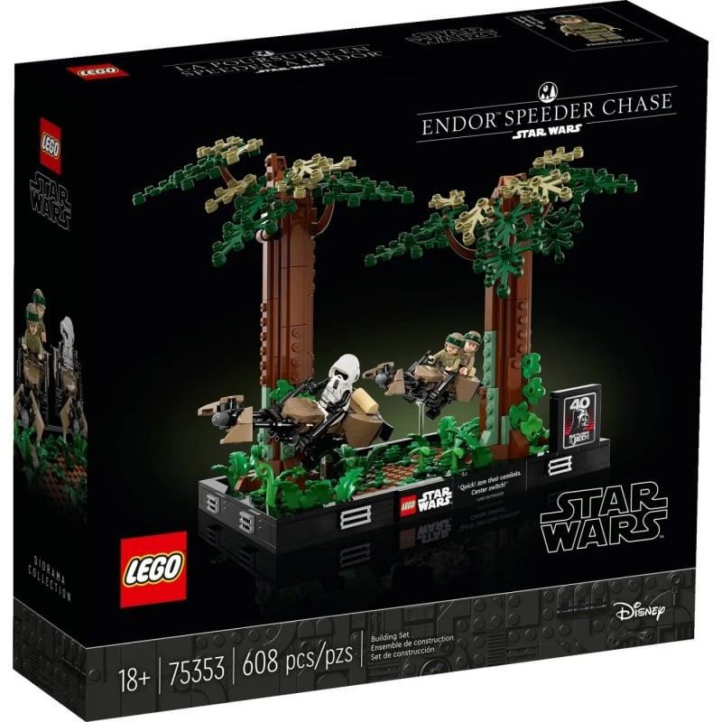 Lego LEGO Star Wars Διόραμα Καταδίωξης Με Ταχυσκάφος Στον Έντορ (75353)