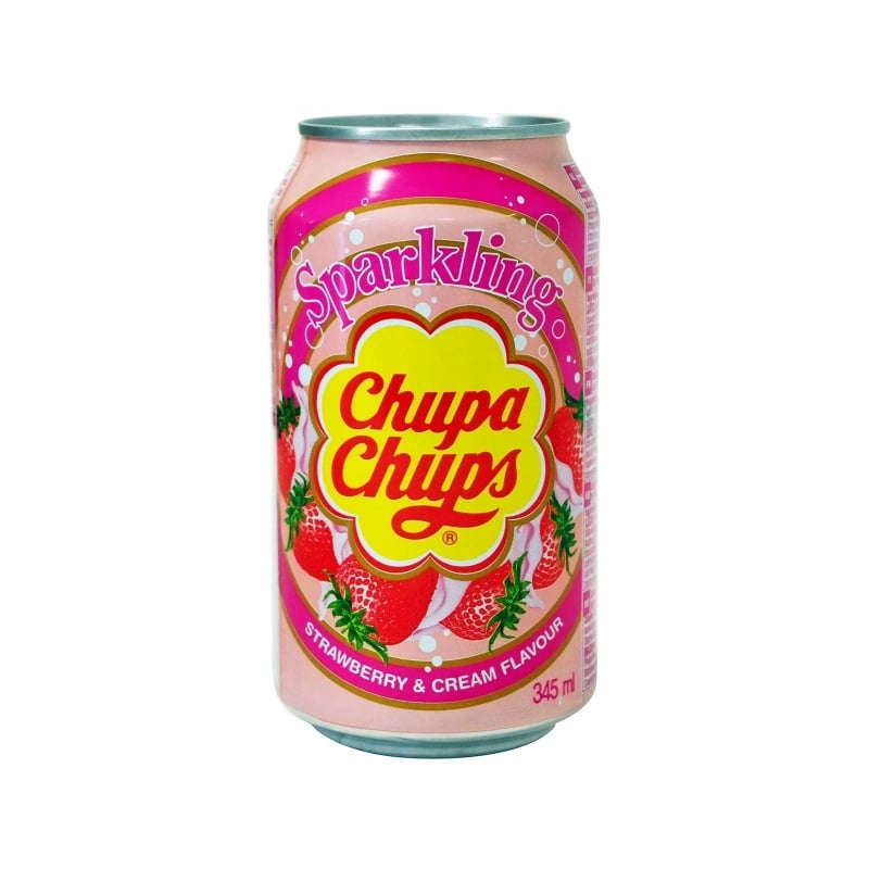 Chupa Chups Chupa Chups Αναψυκτικό Strawberry & Cream 345ml (CHUP451)