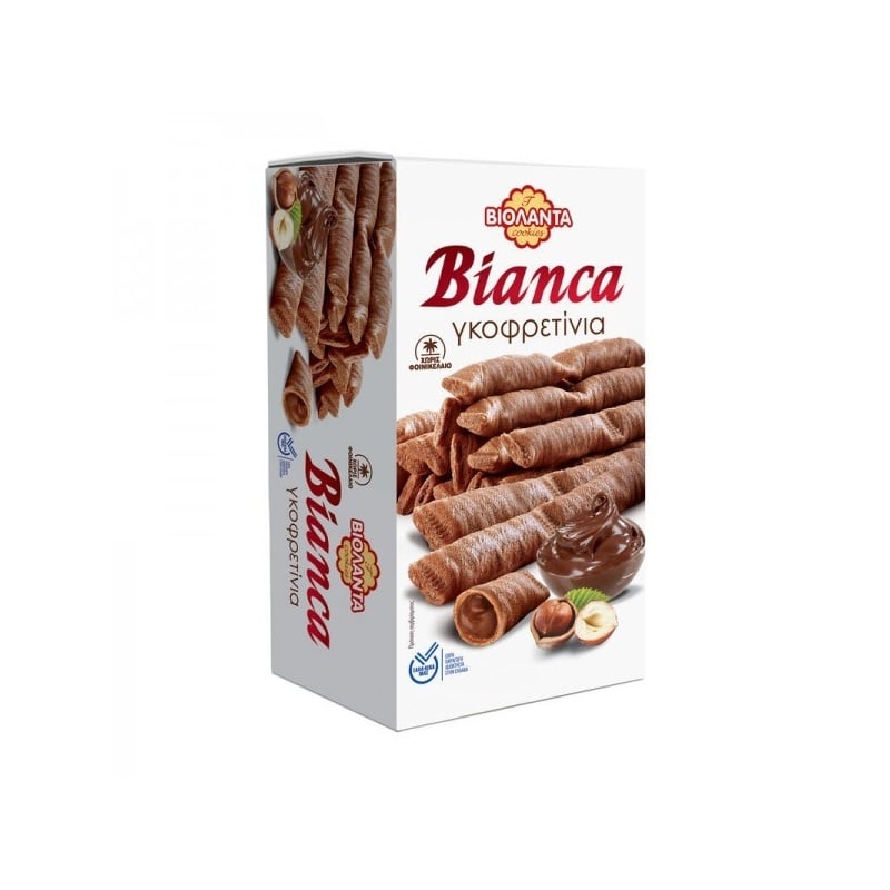 Βιολάντα Βιολαντα Γκοφρετινια Bianca Πραλινα Φουντουκιου 160gr (82-01603)
