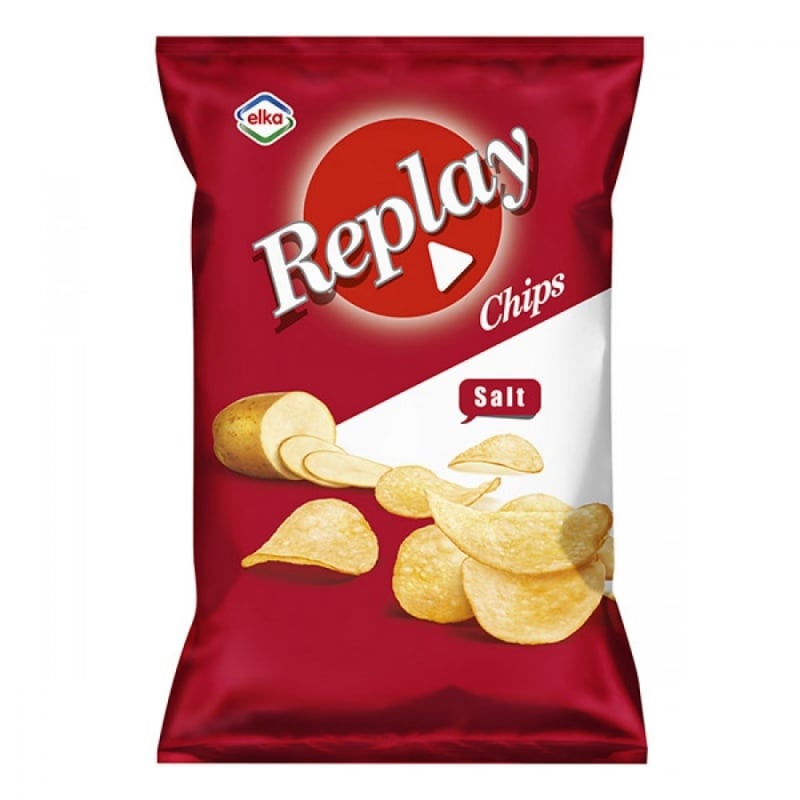 Replay Replay Κυματιστά Πατατάκια Με Αλάτι 75gr (74-0214)