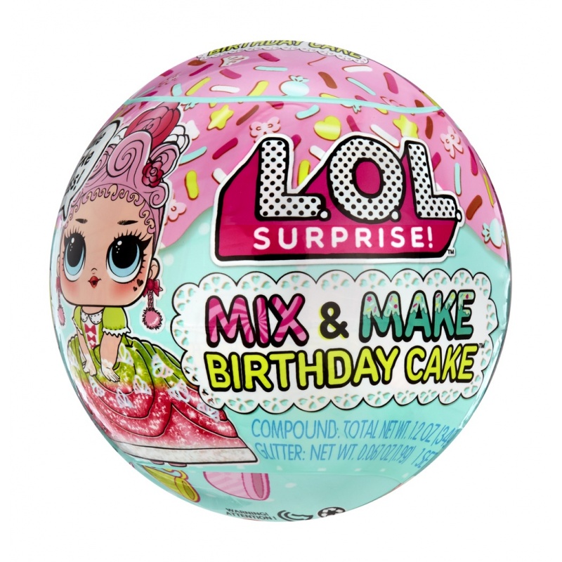 L.O.L. Surprise Mix & Make Birthday Cake ™ Κουκλα Διάφορα Σχέδια - 1 τμχ (593140EUC)