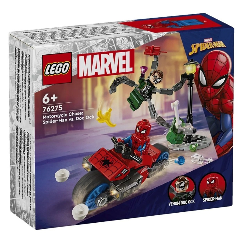 Lego Lego Marvel Motorcycle Chase: Spiderman Vs. Doc Ock (76275)