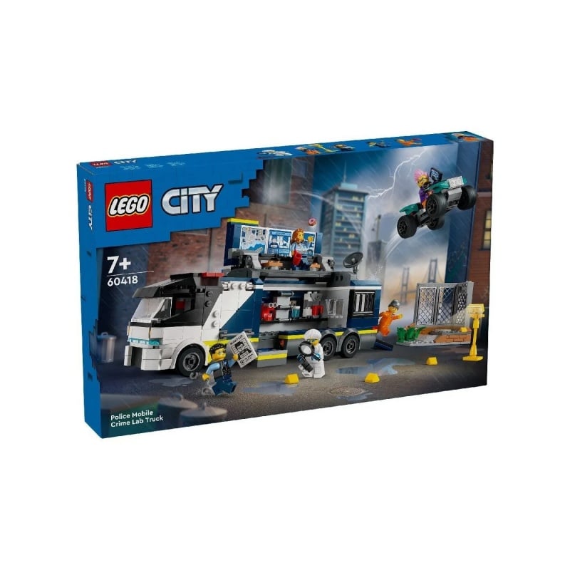 Lego Lego City Αστυνομικό Φορτηγό Με Κινητό Εγκληματολογικό Εργαστήριο (60418)
