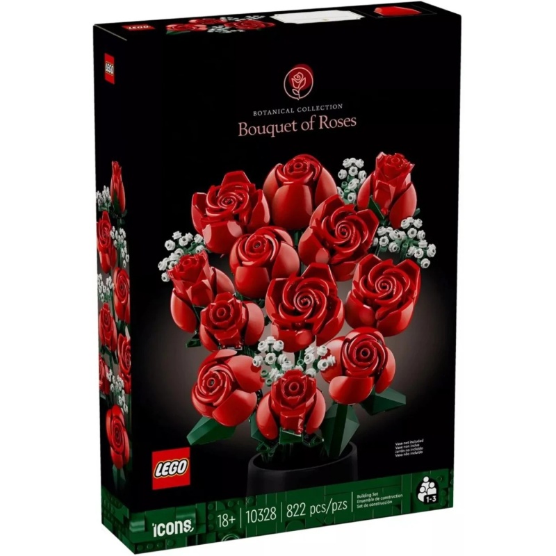 Lego Icons Μπουκέτο Με Τριαντάφυλλα (10328)