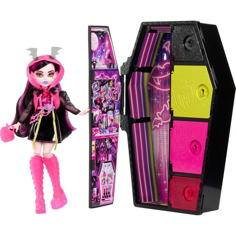 Mattel Monster High Neon Frights Draculaura (HNF78)