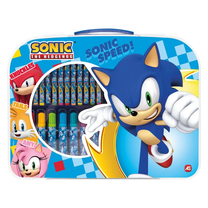 As Company Σετ Ζωγραφικης Art Case Sonic The Hedgehog (1023-66231)