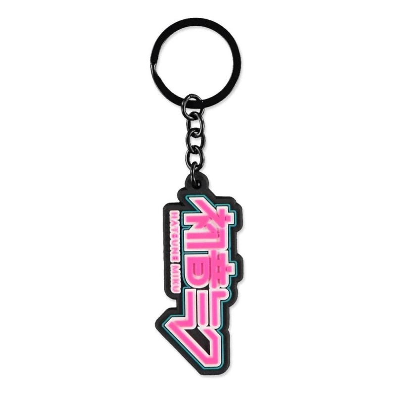Difuzed Hatsune Miku Rubber Logo Keychain (Μπρελοκ) (KE734367HMK)