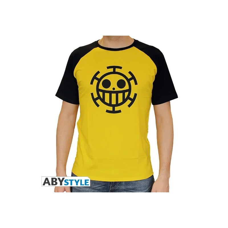 One Piece Tshirt Trafalgar Law Man Yellow Premium Medium (ABYTEX218_M)