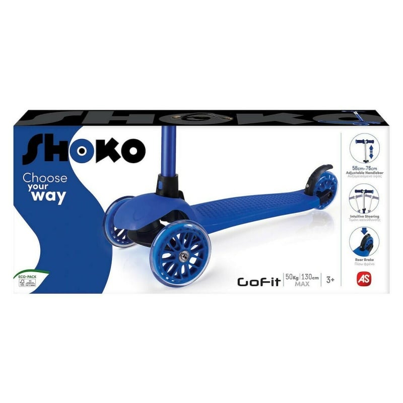 Πατινι Shoko Scooter Twist & Roll Go Fit Μπλε (5004-50514) φωτογραφία
