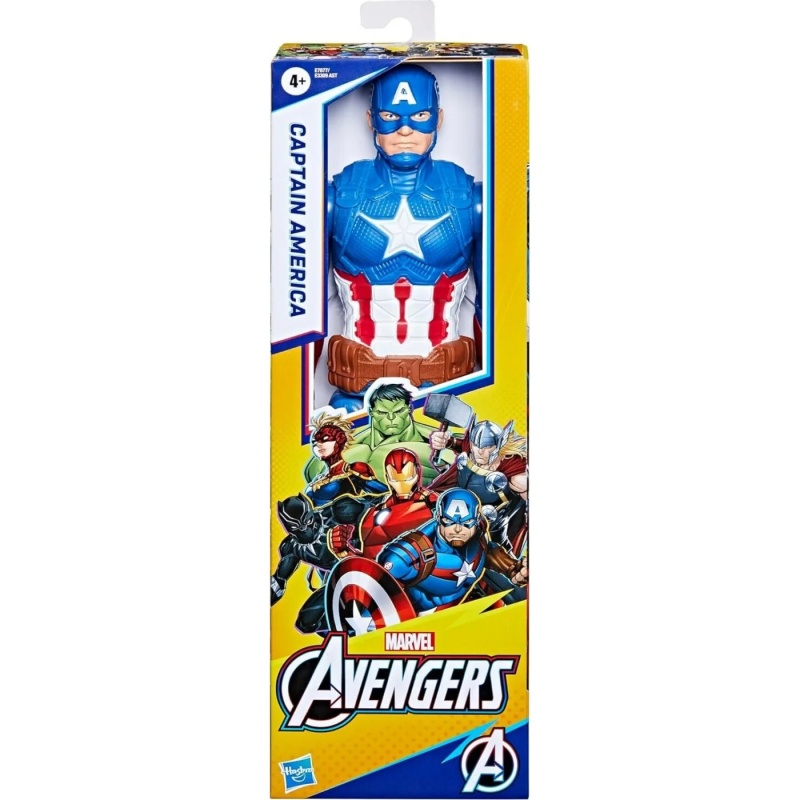 Hasbro Φιγούρα Marvel Avengers Titan Hero Series Captain America 25 Εκ. (E7877)
