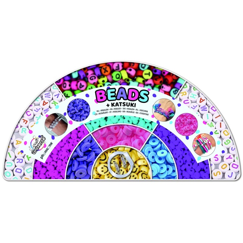 OEM Χαντρες ABC Ουρανιο Τοξο XXL (Beads Abc Rainbow Xxl ) 3 Σχέδια - 1 τμχ (8720029054731)
