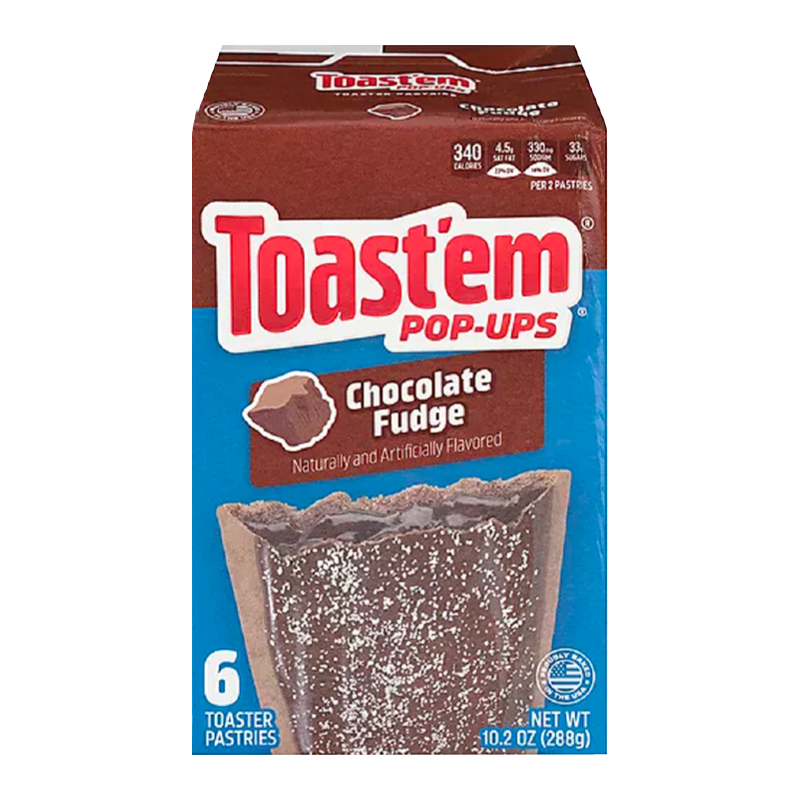 Toast'Em Pop-Ups Toast'Em Pop-Ups Chocolate Fudge 288G (TOA005)