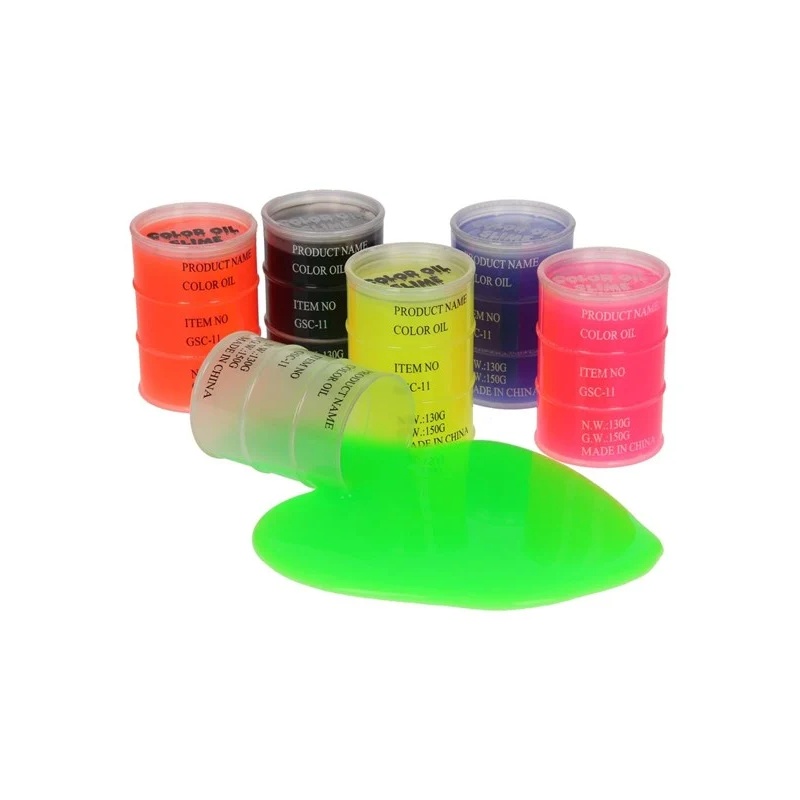 John Toy Slime Oil Barrel 6 Χρωματα - 1 τμχ (24155)