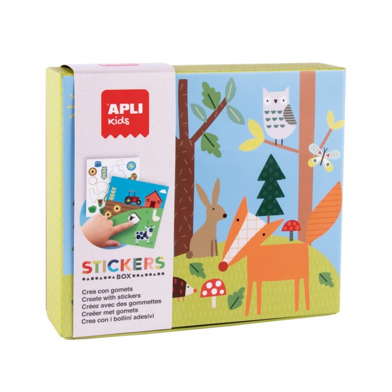 Apli Kids Apli Kids Stickers Game Box - Forest (AP-18819)