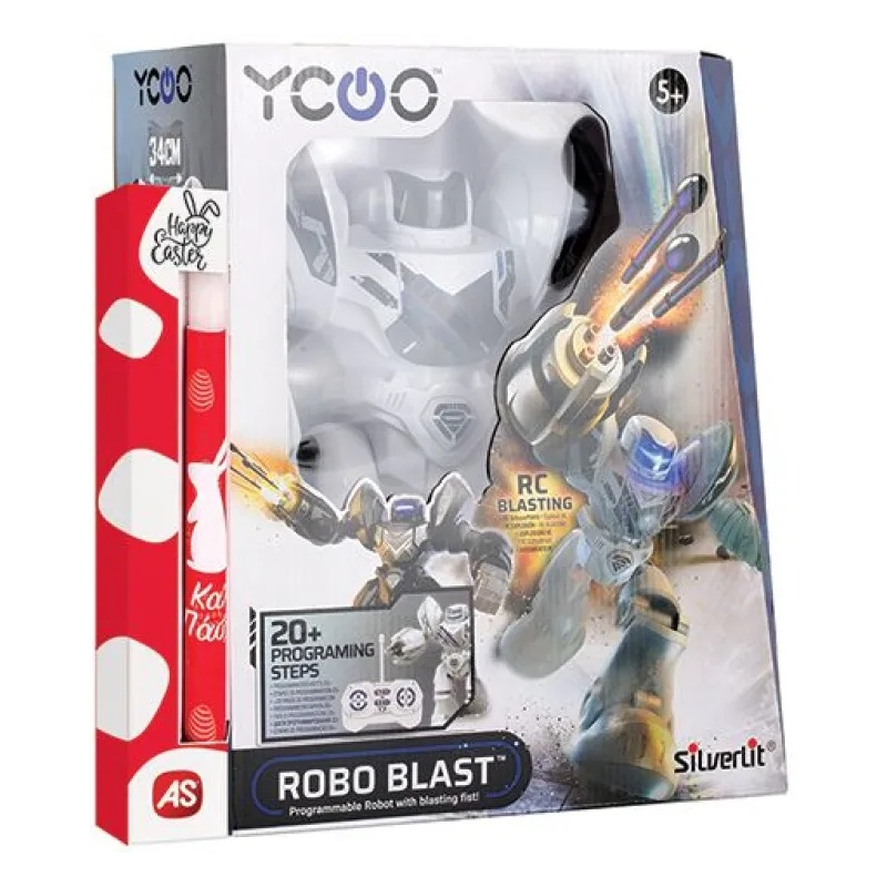 Παιχνιδολαμπάδα Robo Blast Λευκο (7530-88061)