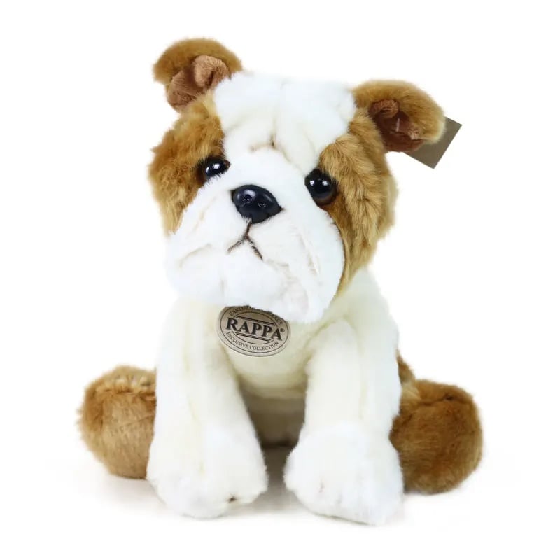 Rappa Rappa Λούτρινος Σκύλος Bulldog Καθιστό 26Εκ. Eco-Friendly (RA-844148)