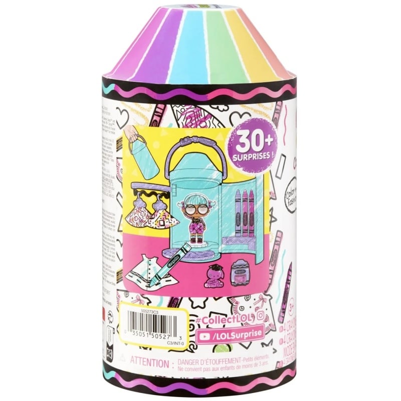 L.O.L Surprise L.O.L Surprise Loves Crayola Studio Ζωγραφικής Με Κούκλα Διάφορα Σχέδια - 1 τμχ (505273-EUC)