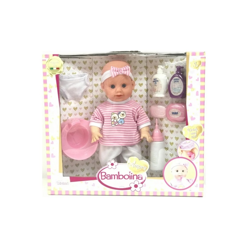 Just Toys Bambolina Amore 36Εκ. Πιπί Ποπό Σετ (BD1821)