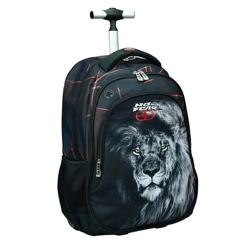 No Fear Τσάντα Trolley Δημοτικού No Fear Laser Lion (348-35074)