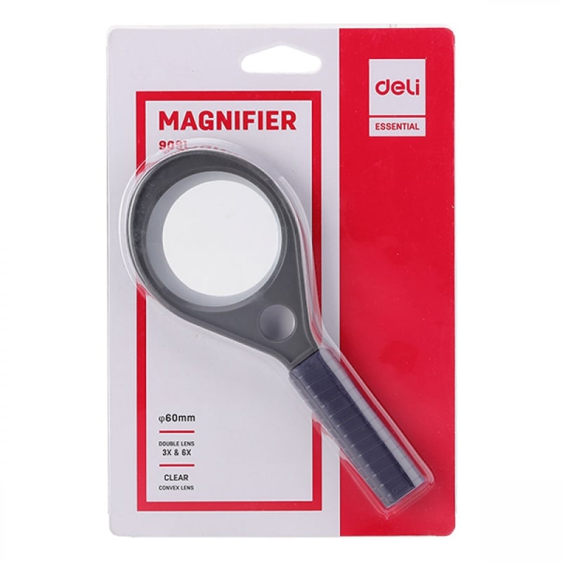 Deli Deli Μεγεθυντικός Φακός 3x Ρακέτα 55mm Μαύρος (231.9091)