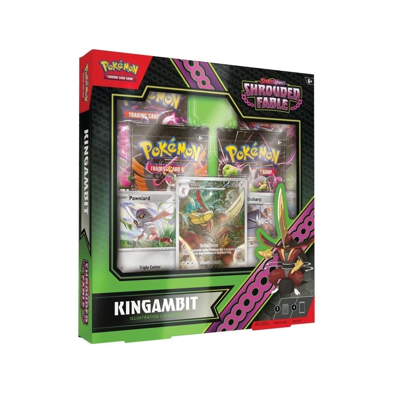 Pokemon Pokemon TCG Scarlet & Violet Shrouded Fable Kingambit Illustration Collection (POK858581)