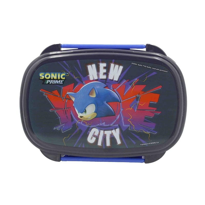 GiM Δοχείο Φαγητού Με Κουτάλι/Πιρούνι Sonic Prime (572-52276)