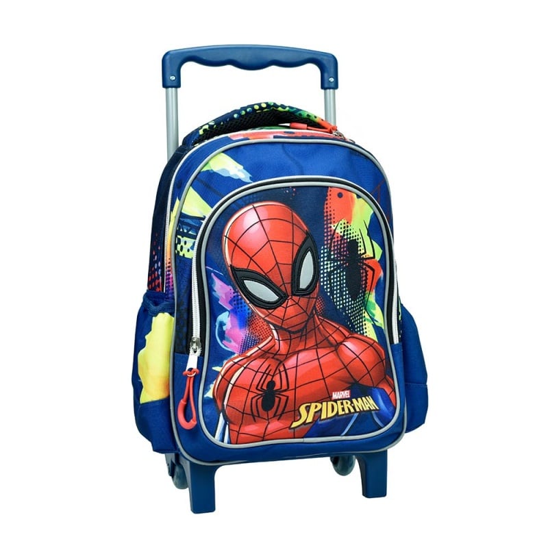 GiM Τσάντα Trolley Νηπιαγωγείου Spiderman Silver Eyes (337-06072)
