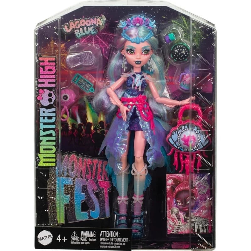 Mattel Monster High Lagoona Blue Κούκλα With Glam Monster Fest Outfit (HXH82)