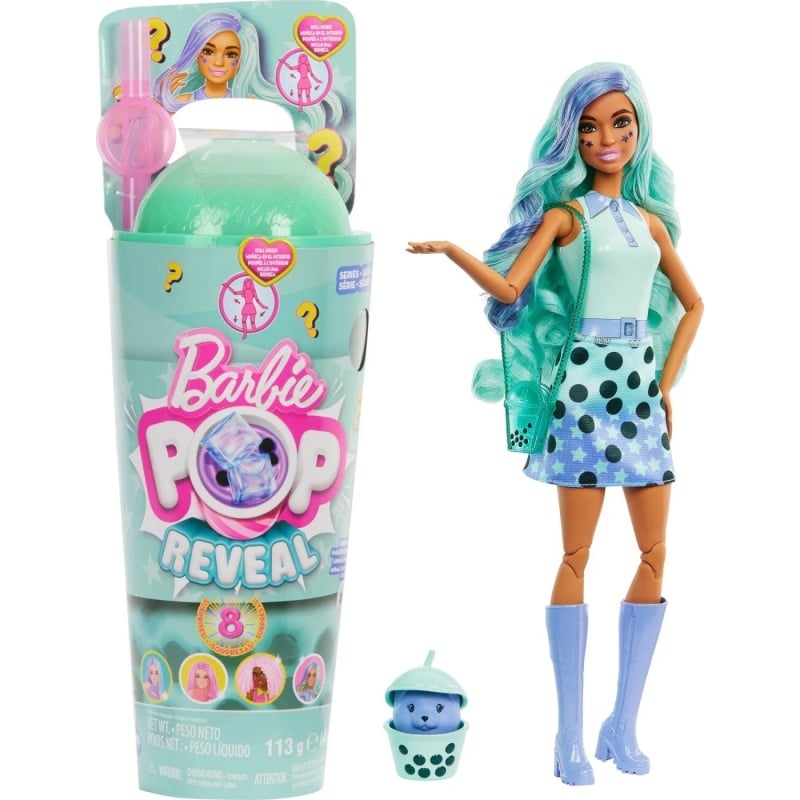 Mattel Barbie Pop Reveal Κούκλα Bubble Tea Series - Green Tea (HTJ21)